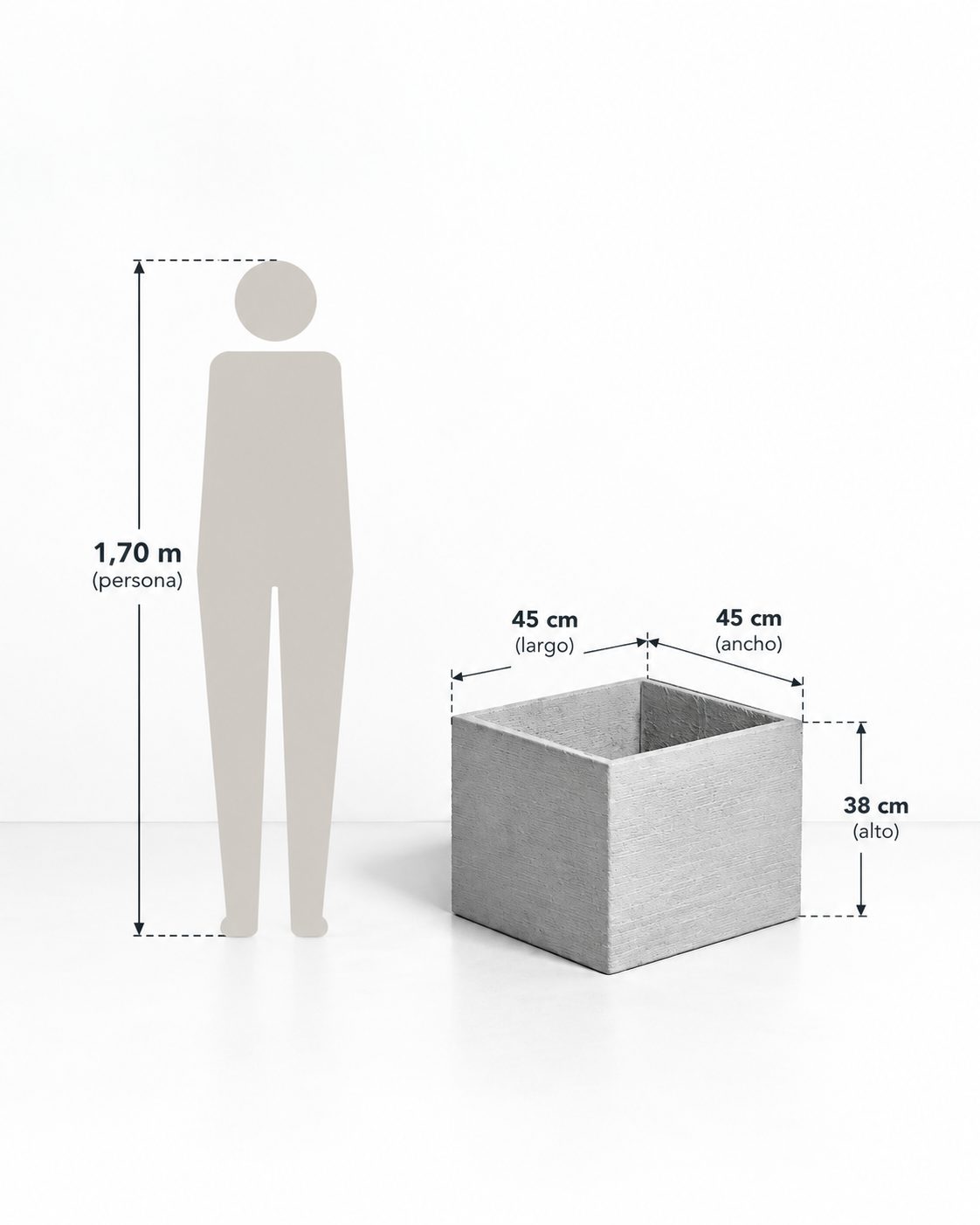 Maceta Cubo