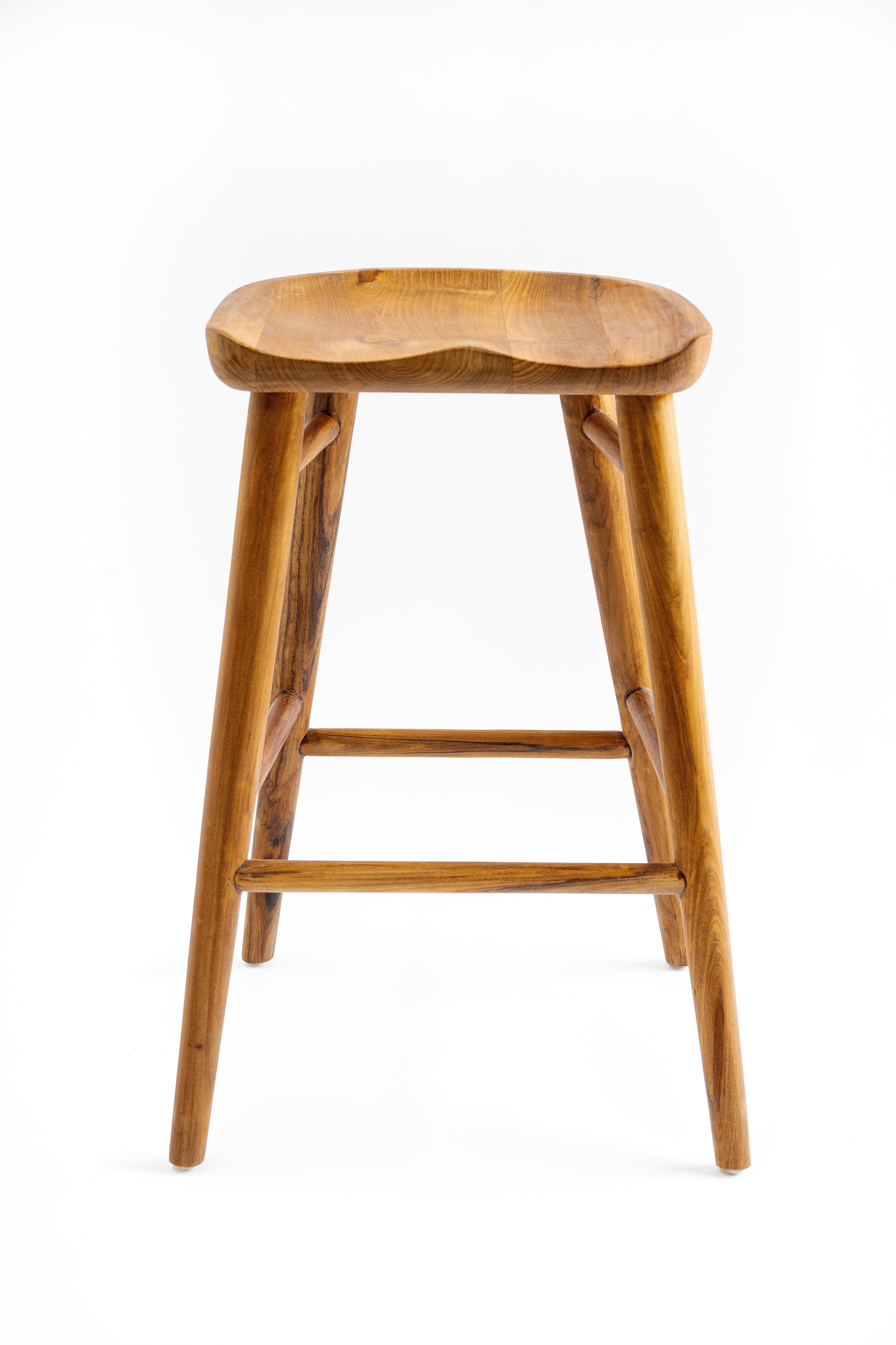 Taburete de Cocina Saya Teca 66 cm