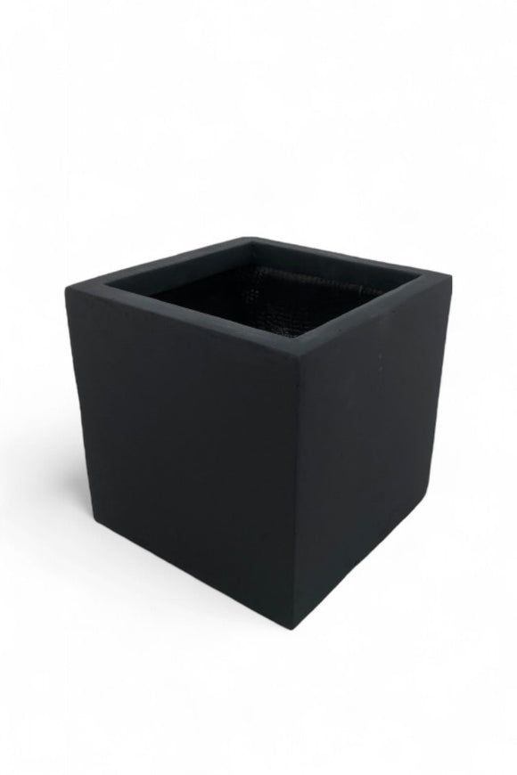 Macetero Fibrocemento cubo 28x28 cm