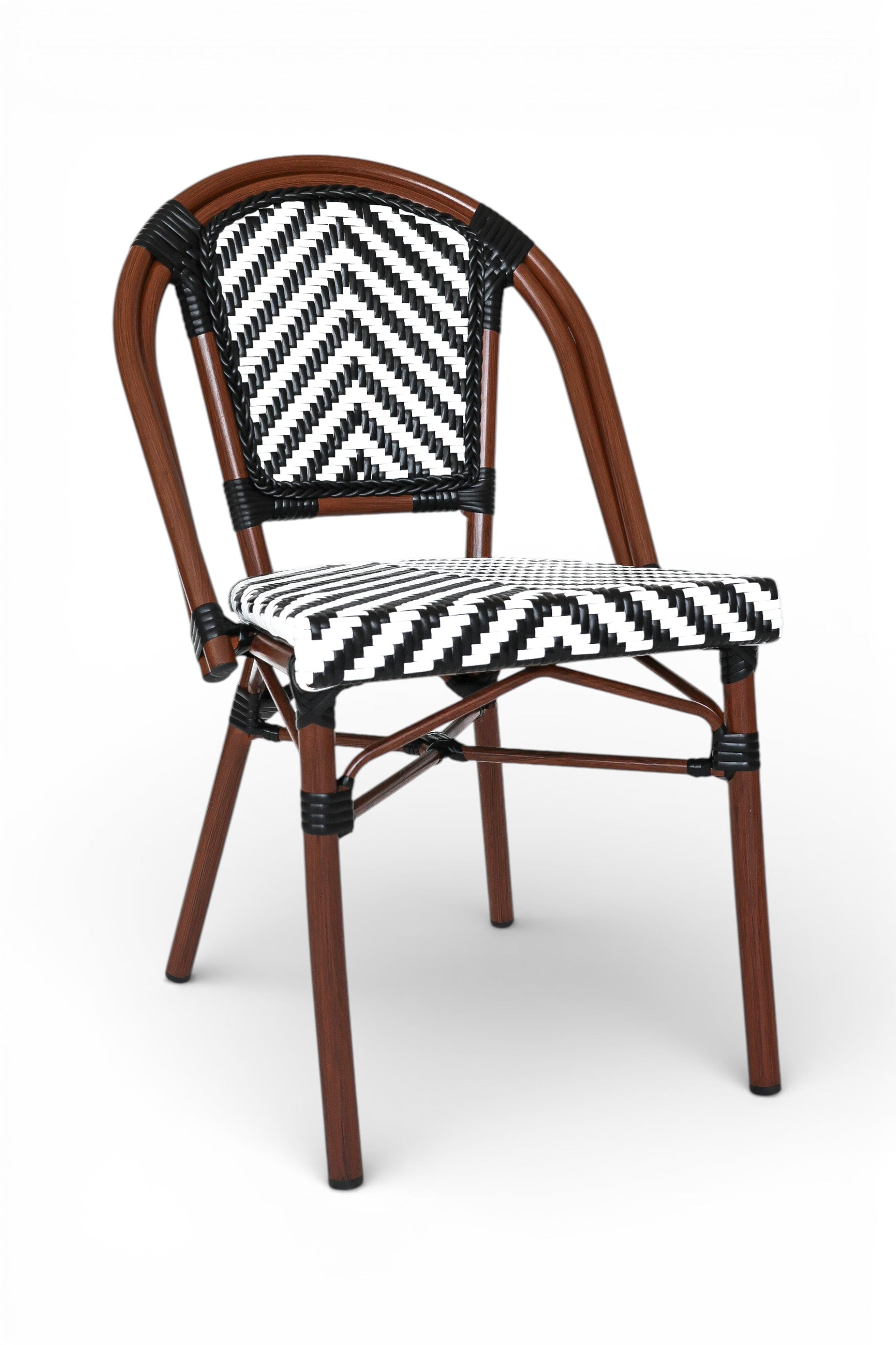 Pack Silla Parisina Negro/Blanca Espiga