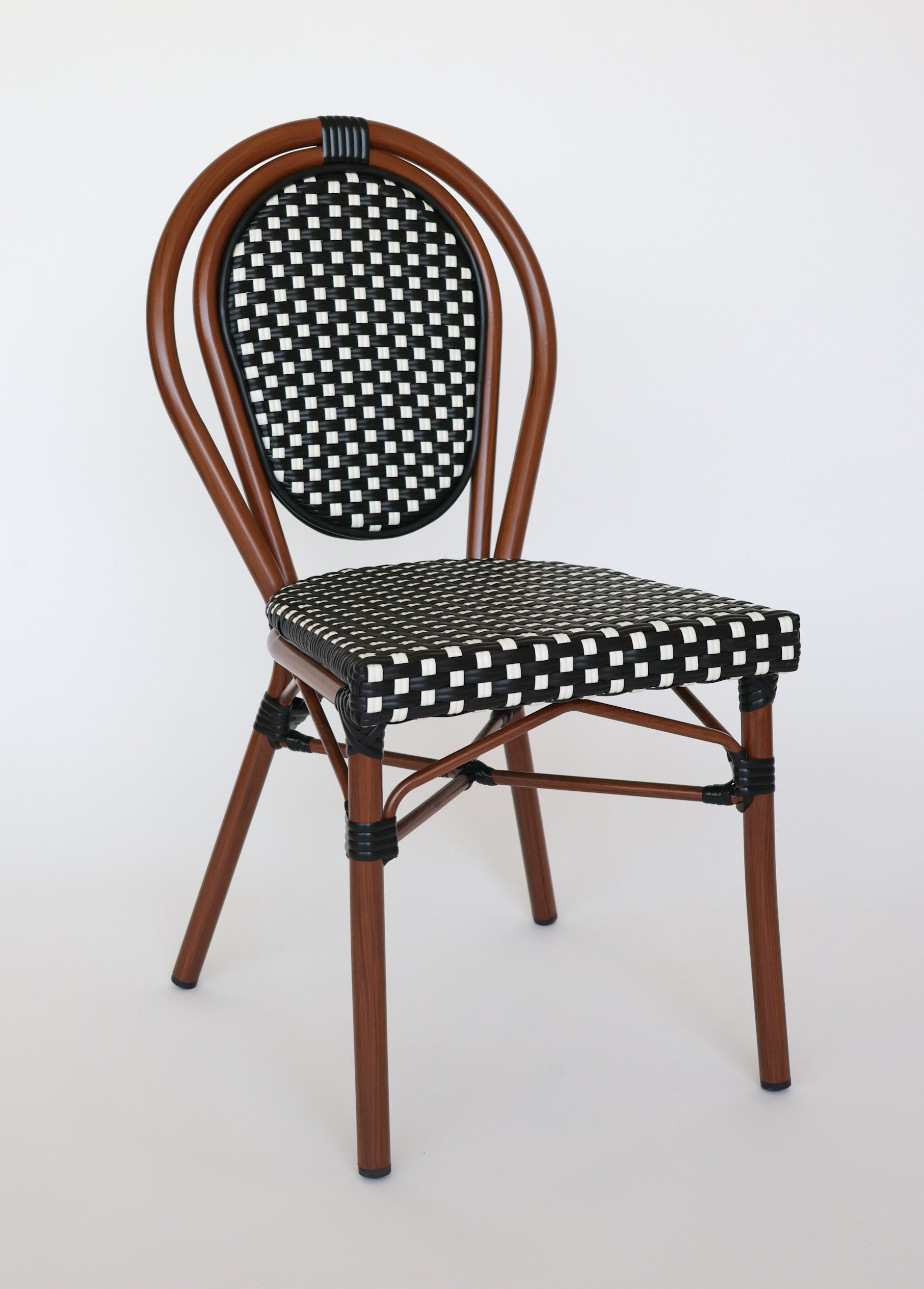 Silla Parisina Negro/Blanca