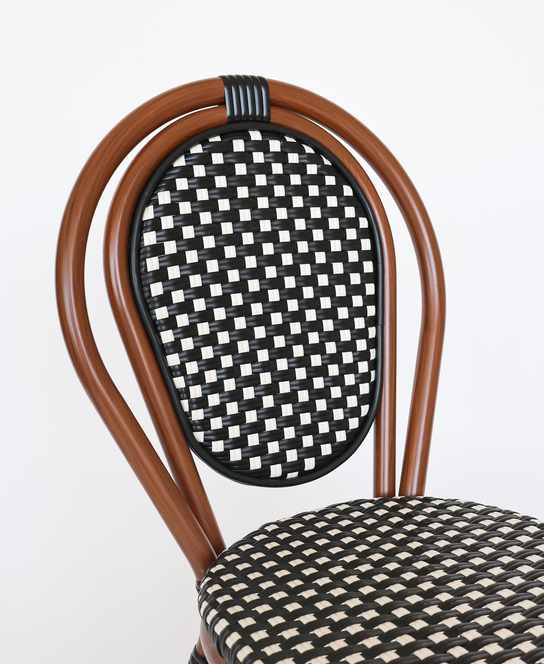 Silla Parisina Negro/Blanca