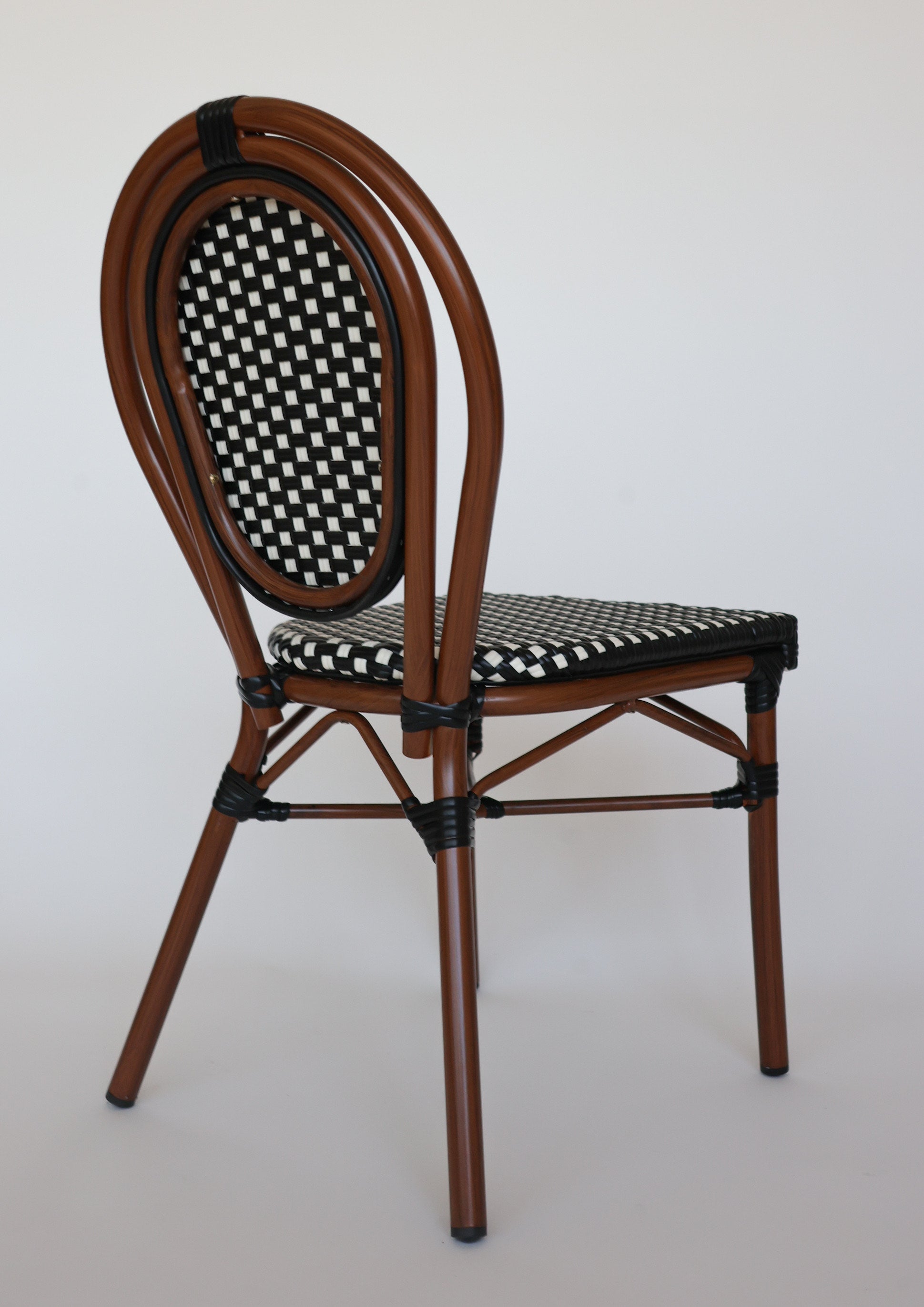 Silla Parisina Negro/Blanca