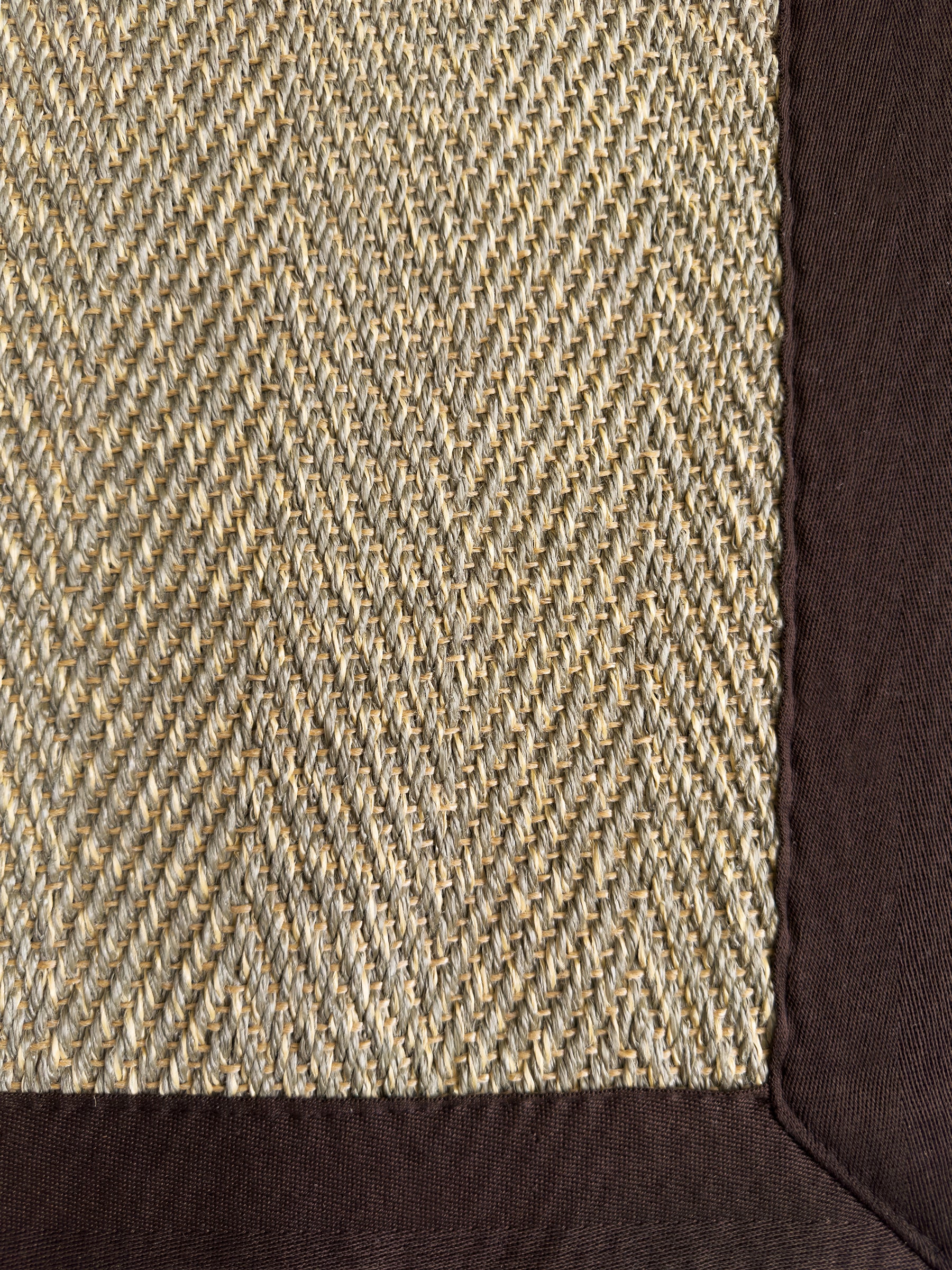 Alfombra Borde Café