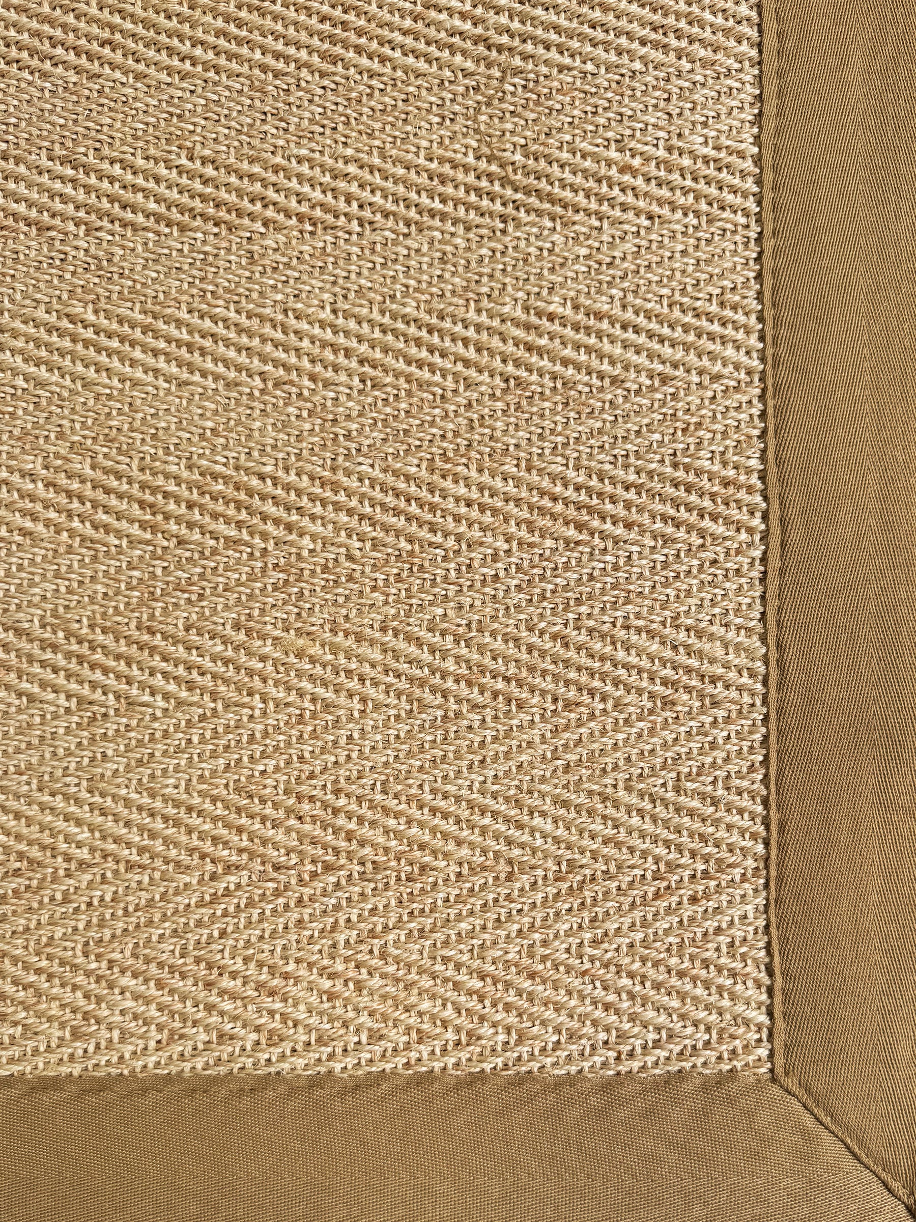 Alfombra Sisal Natural Borde Beige