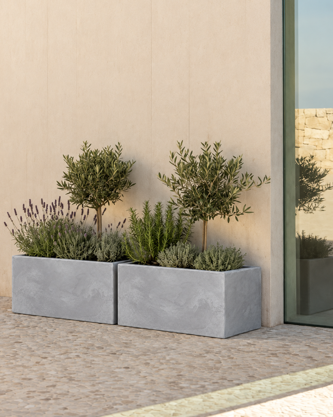 Maceta Trevo Rectangular