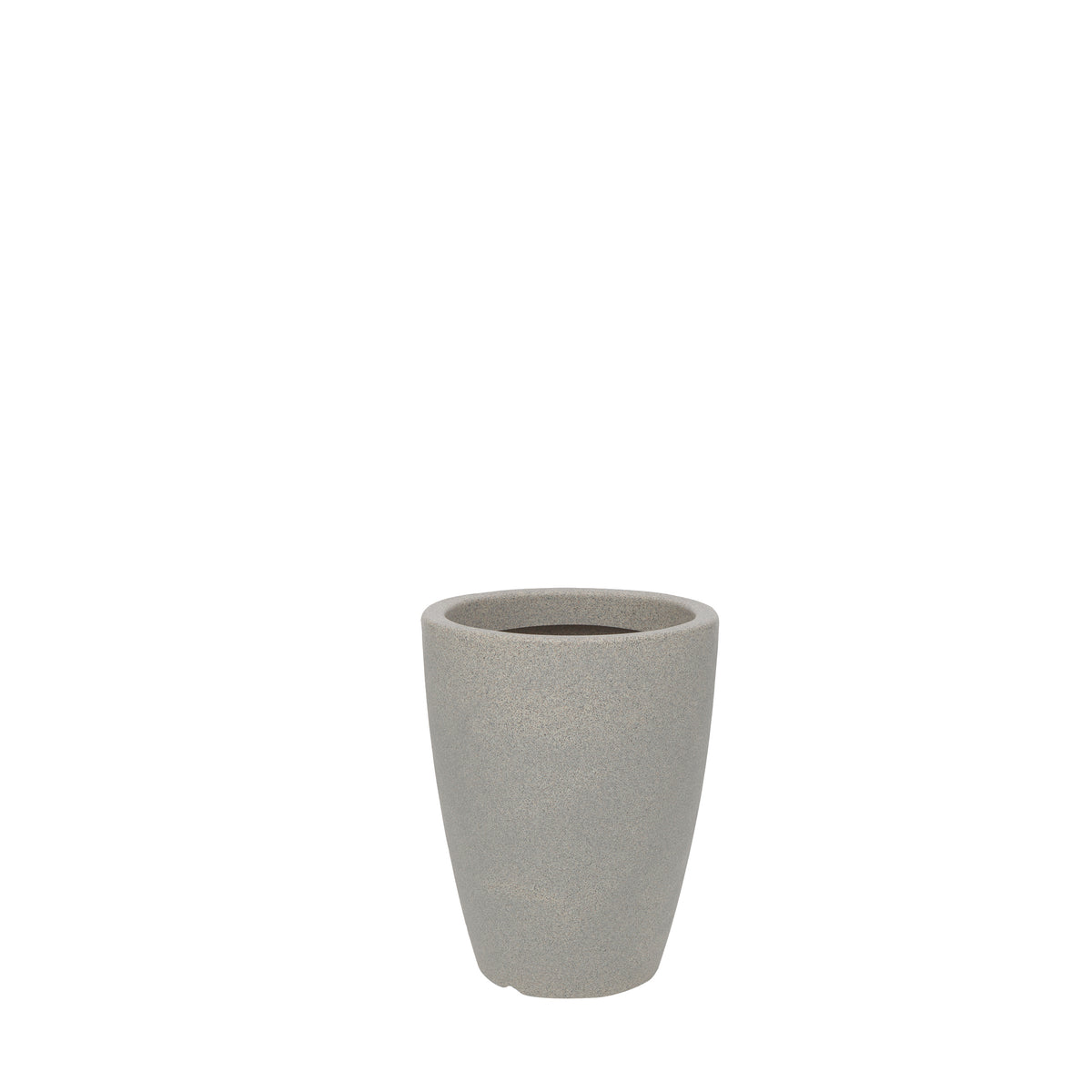 Maceta Lua Acabado Mate Ø30 × 40 cm Gris