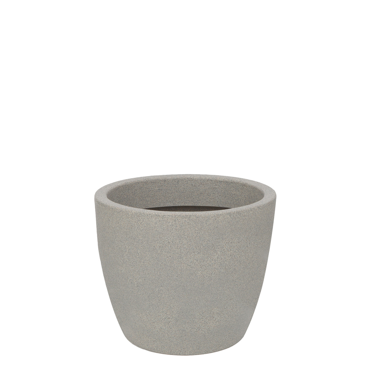 Maceta Lua Acabado Mate Ø34 × 27 cm Gris