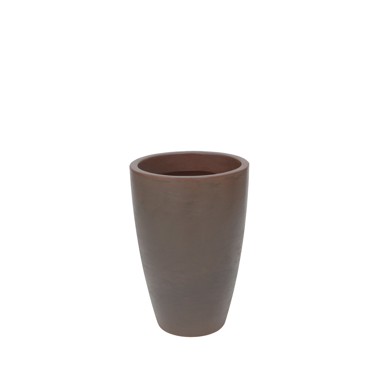 Maceta Lua Acabado Mate Ø38 × 55 cm Caoba