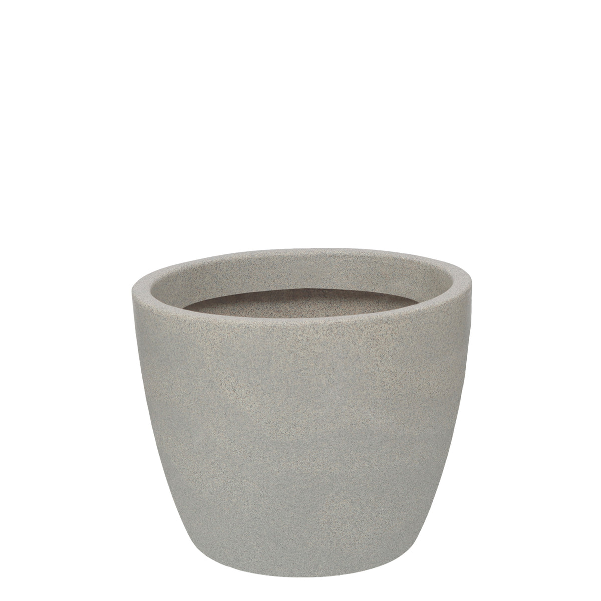 Maceta Lua Acabado Mate Ø42 × 33 cm Gris