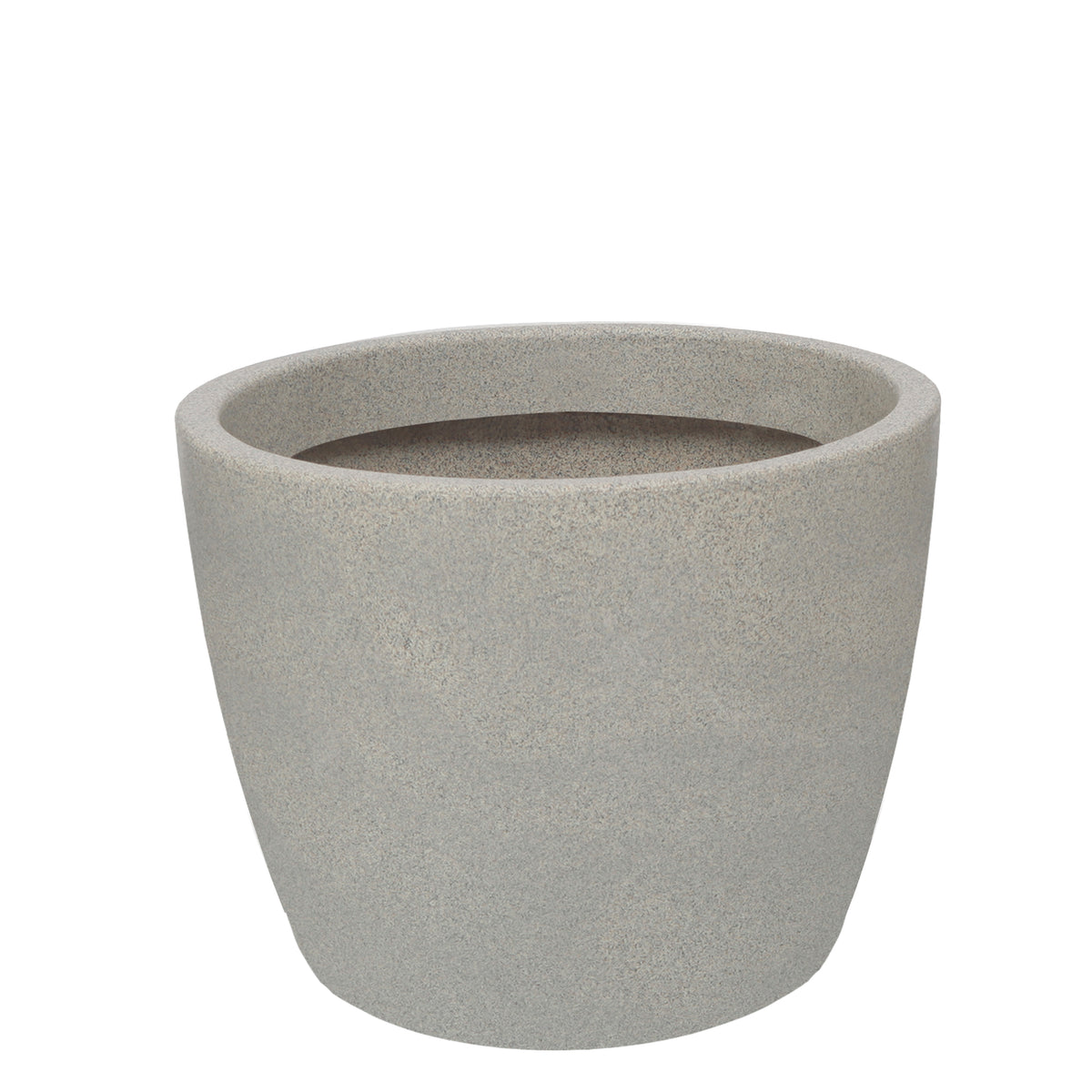Maceta Lua Acabado Mate Ø52 × 42 cm Gris