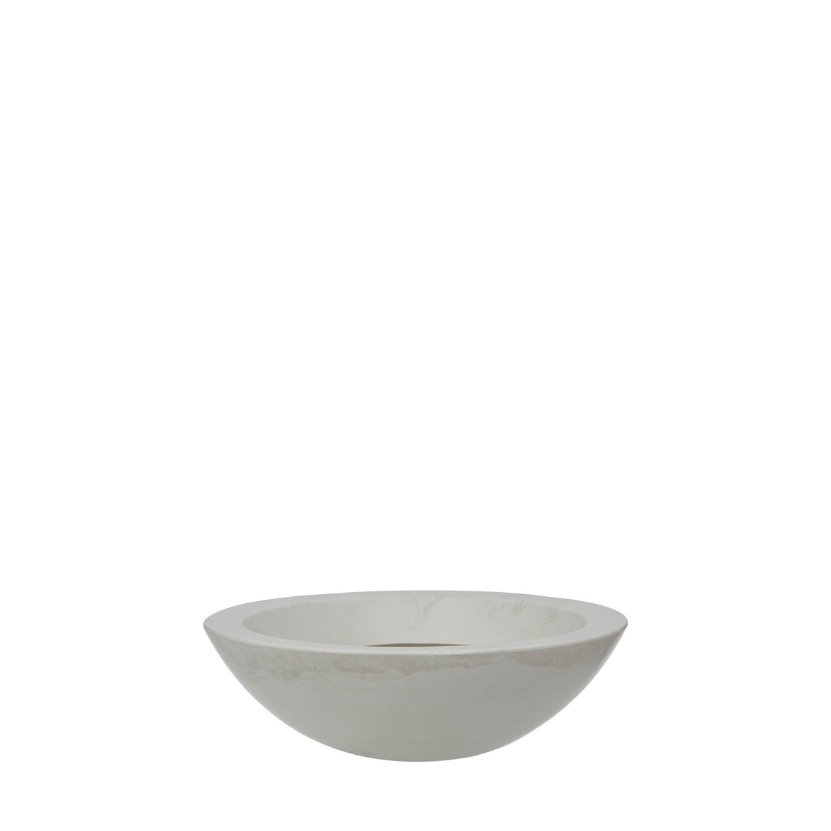 Maceta Vento Acabado Semi Brillo Ø36 × 12 cm Blanco Roto