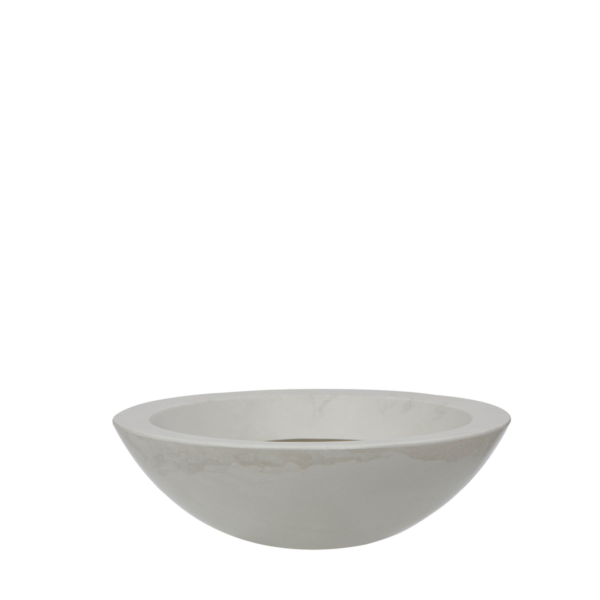 Maceta Vento Acabado Semi Brillo Ø54 × 17 cm Blanco Roto