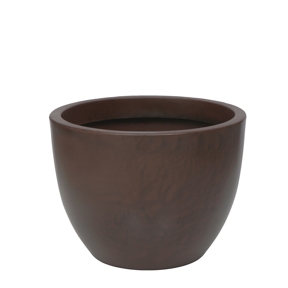 Maceta Vento Acabado Semi Brillo Ø60 × 45 cm Caoba