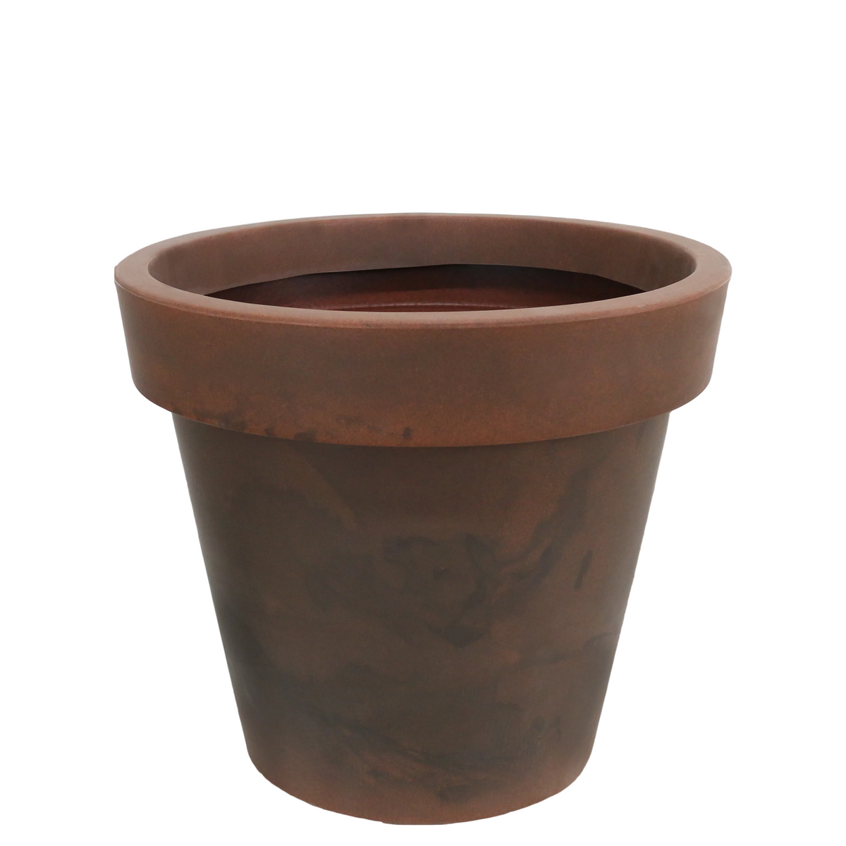 Maceta Sampa Acabado Mate Ø45 × 40 cm Caoba