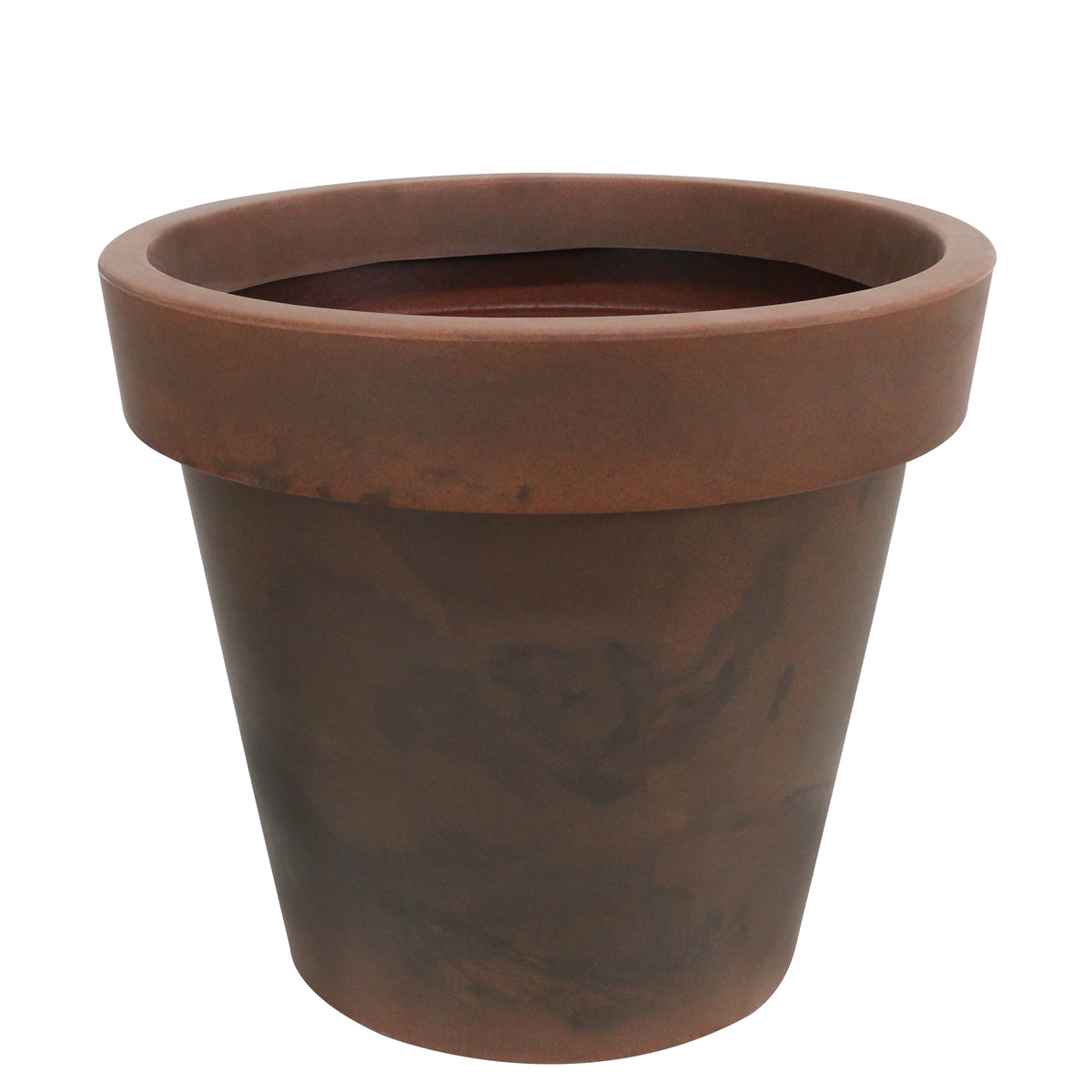 Maceta Sampa Acabado Mate Ø54 × 48 cm Caoba