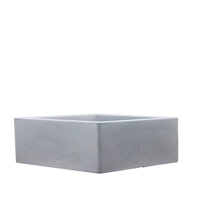 Maceta Trevo Acabado Mate 80 × 30 cm Gris