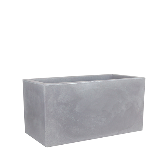 Maceta Trevo Acabado Mate 60 × 30 cm Gris