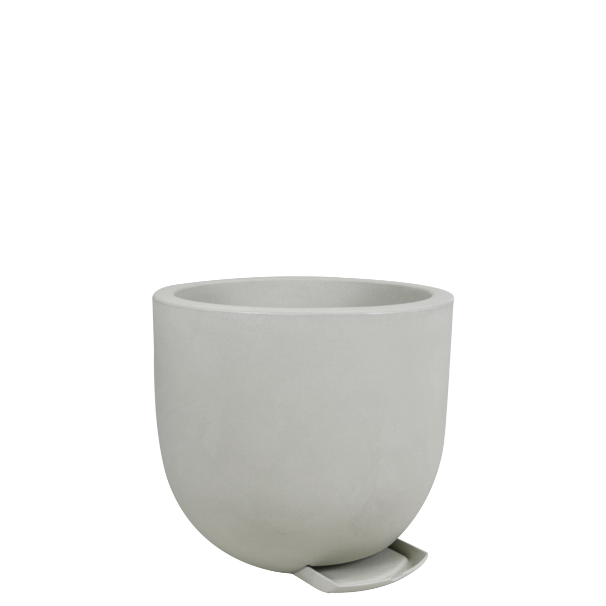 Maceta Garoa Baja Ø40 × 35 cm Gris Claro