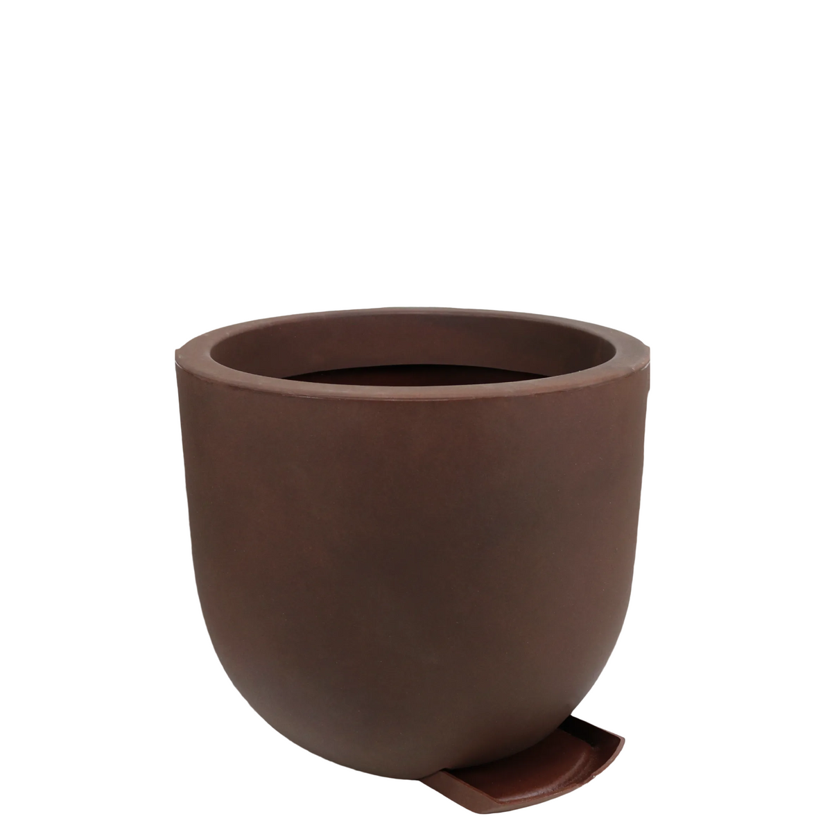 Maceta Garoa Mate (con recolector de agua) Ø50 × 45 cm Caoba