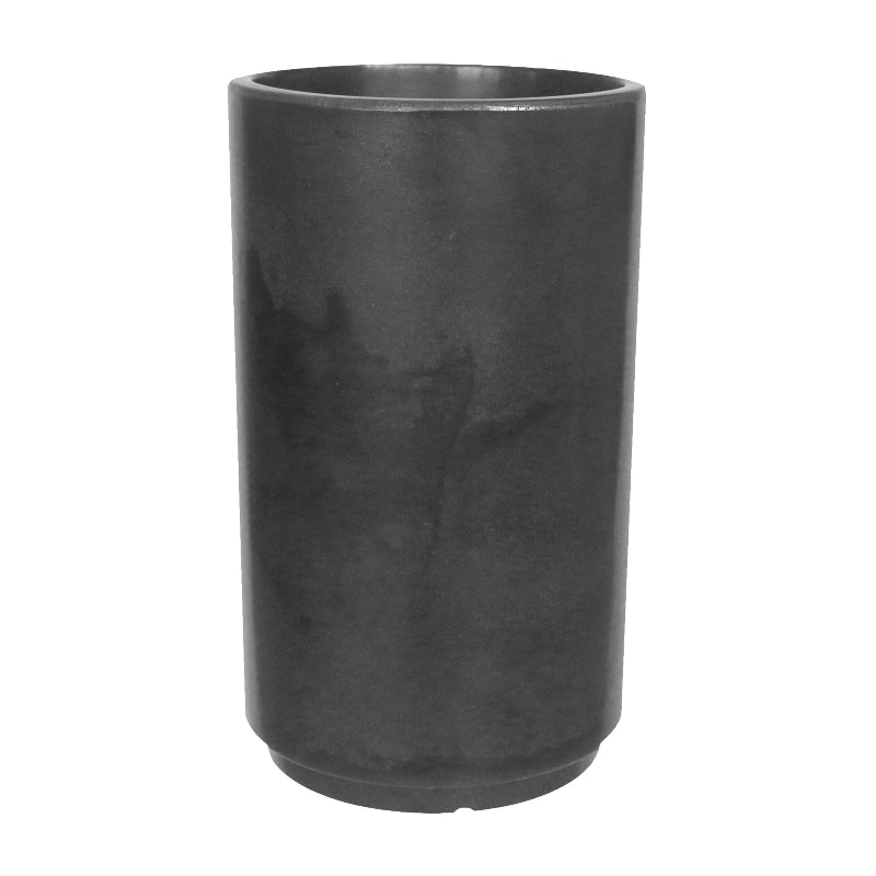 Maceta Preto Acabado Mate Ø25 × 40 cm Grafito