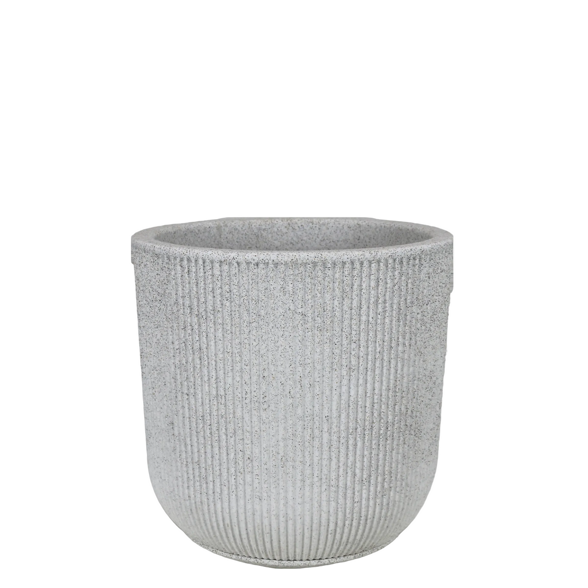 Maceta Terra Acabado Mate Ø37 × 37 cm Blanco Roto