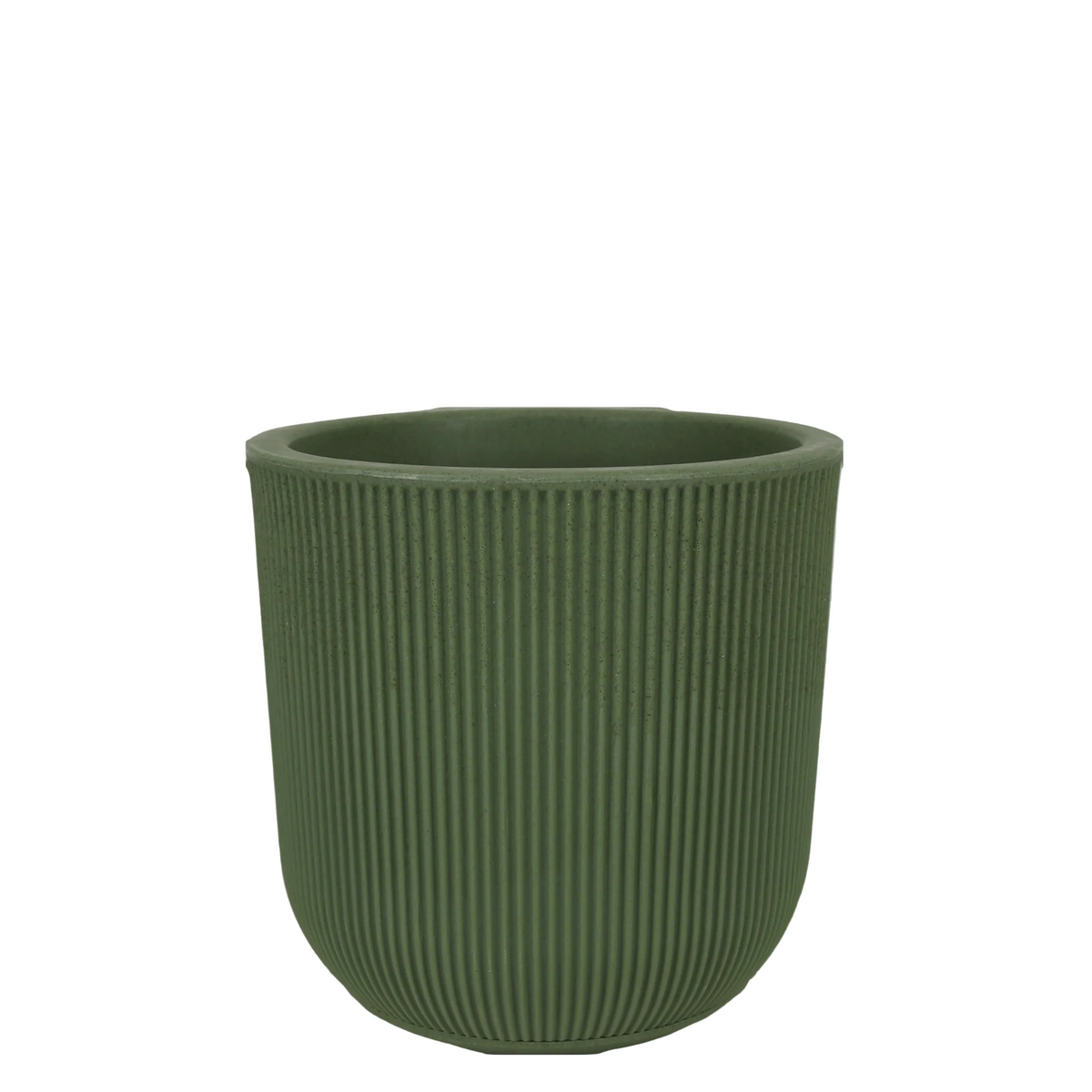 Maceta Terra Acabado Mate Ø37 × 37 cm Verde