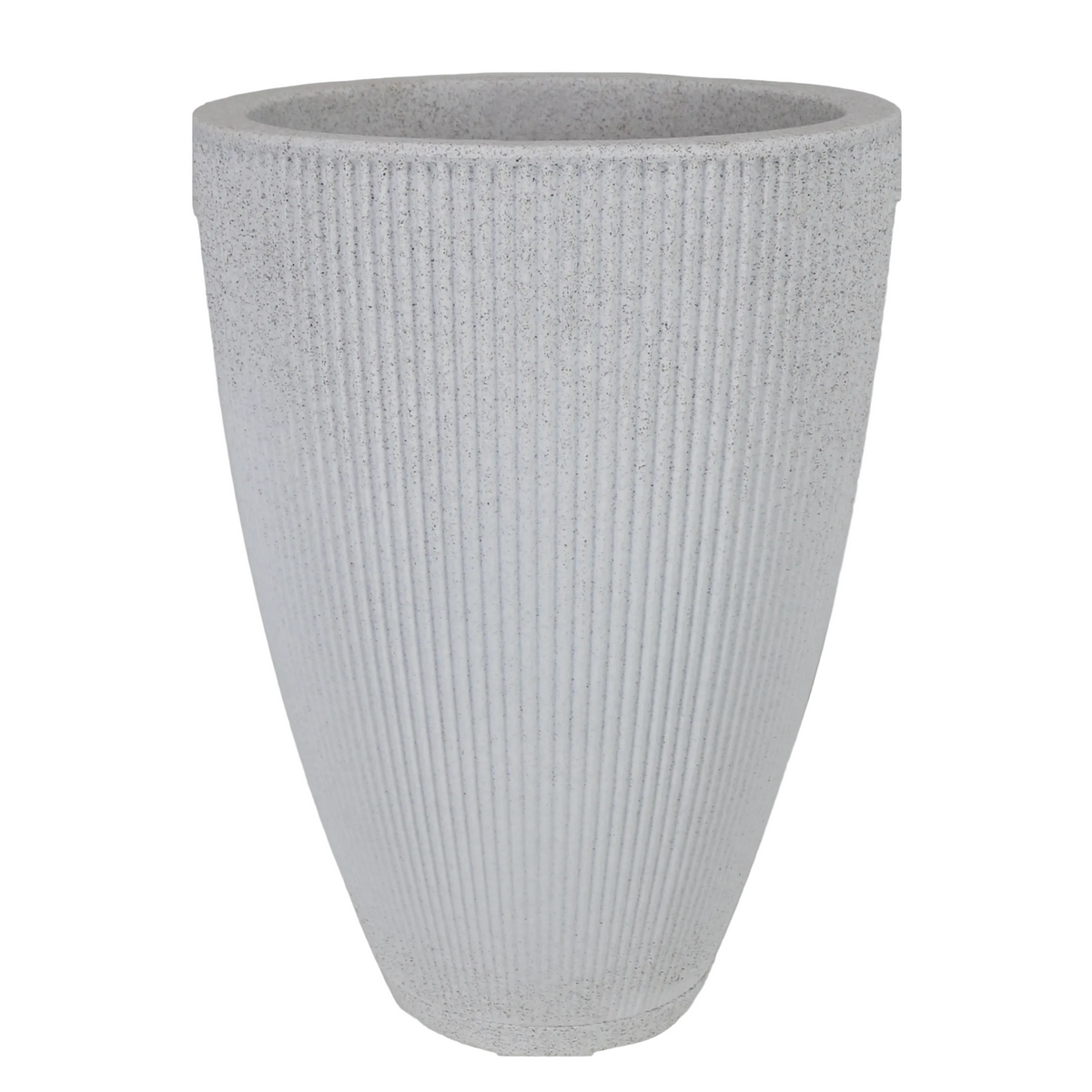 Maceta Terra Acabado Mate Ø40 × 55 cm Blanco Roto
