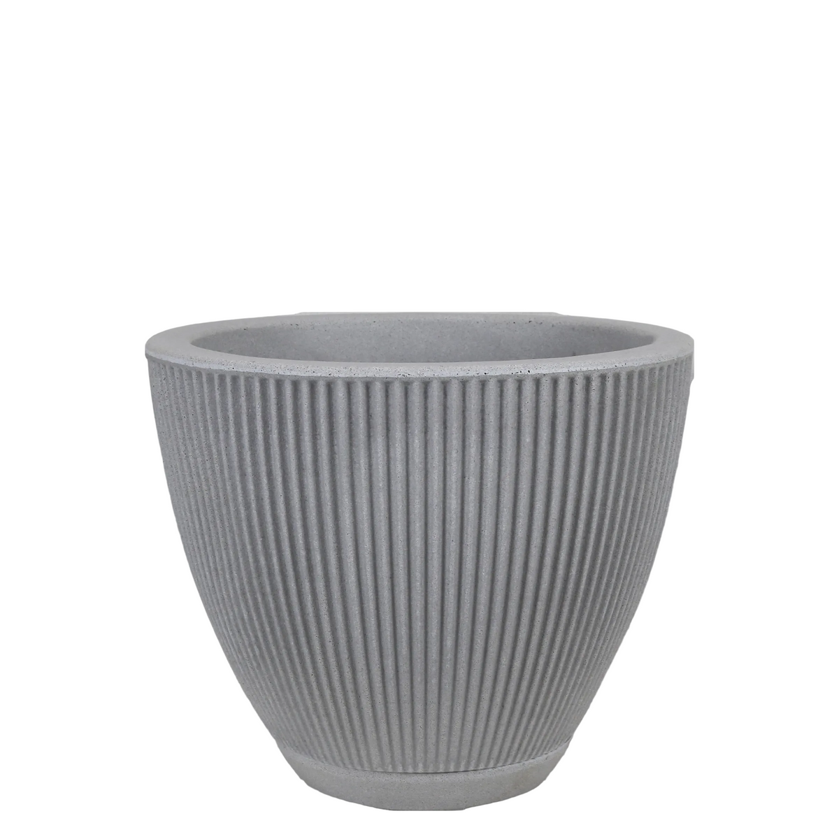 Maceta Terra Acabado Mate Ø42 × 35 cm Gris