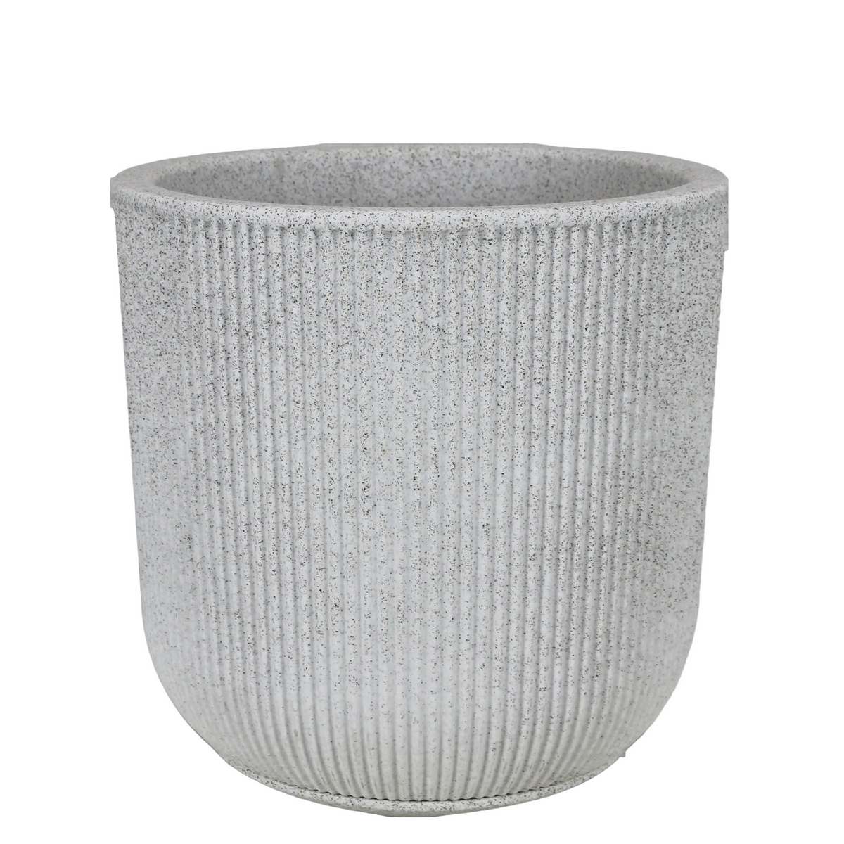 Maceta Terra Acabado Mate Ø45 × 45 cm Blanco Roto