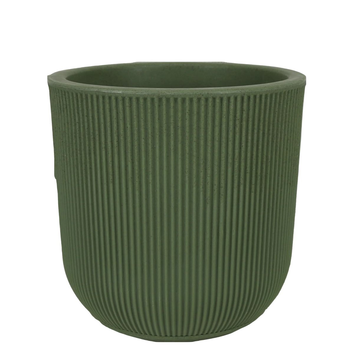 Maceta Terra Acabado Mate Ø45 × 45 cm Verde