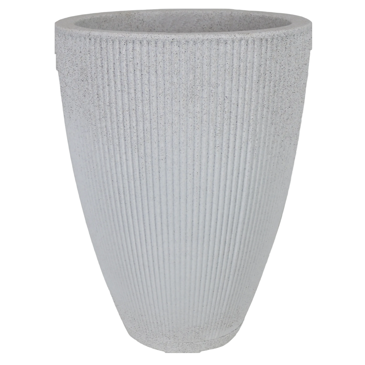 Maceta Terra Acabado Mate Ø50 × 66 cm Blanco Roto