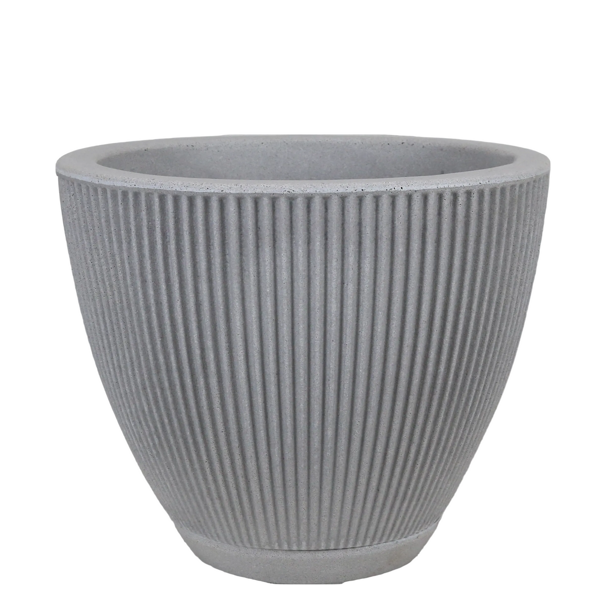 Maceta Terra Acabado Mate Ø51 × 43 cm Gris