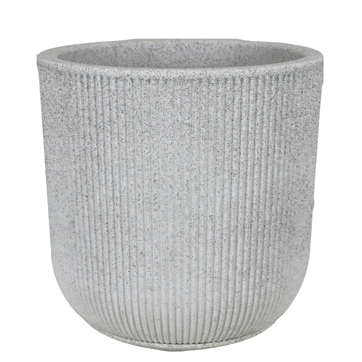 Maceta Terra Acabado Mate Ø54 × 54 cm Blanco Roto