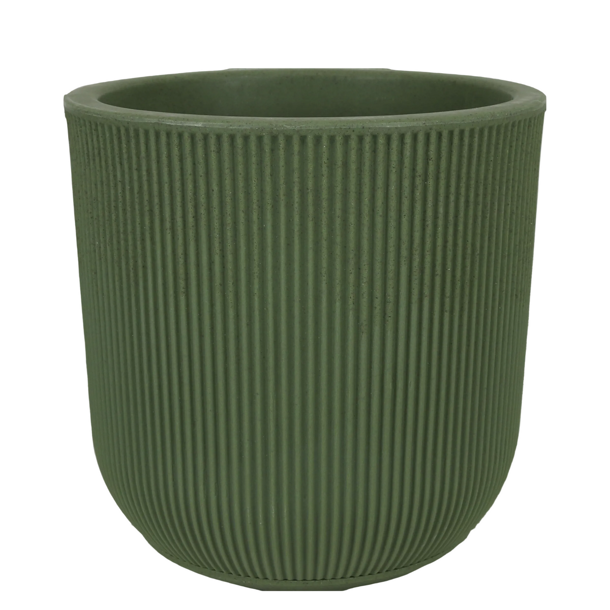Maceta Terra Acabado Mate Ø54 × 54 cm Verde