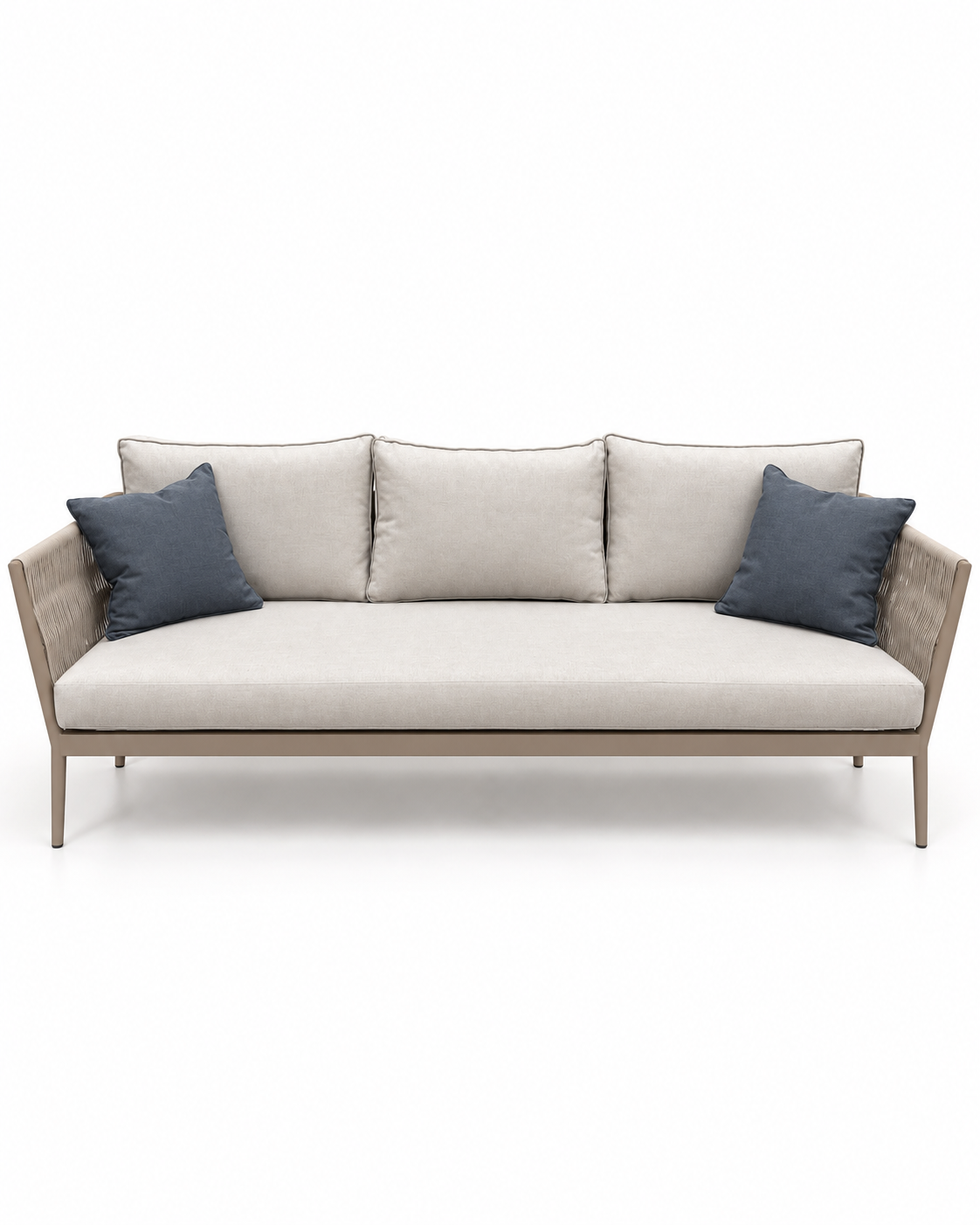 Juego de Terraza Cuerda Náutica Beige