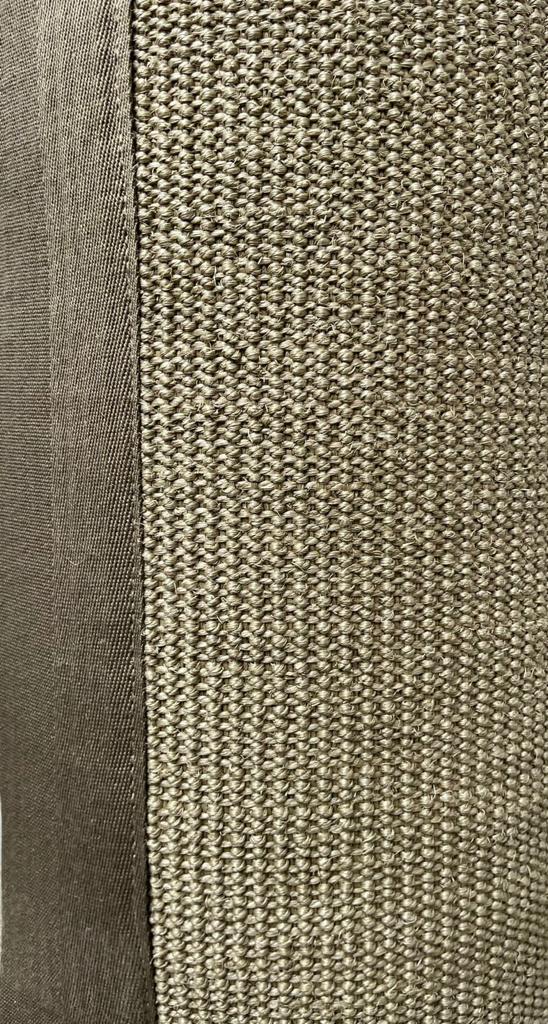 Alfombra Sisal Gris Borde Ágata