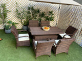 COMEDOR DE TERRAZA LUGO JASPECHOCOLATE