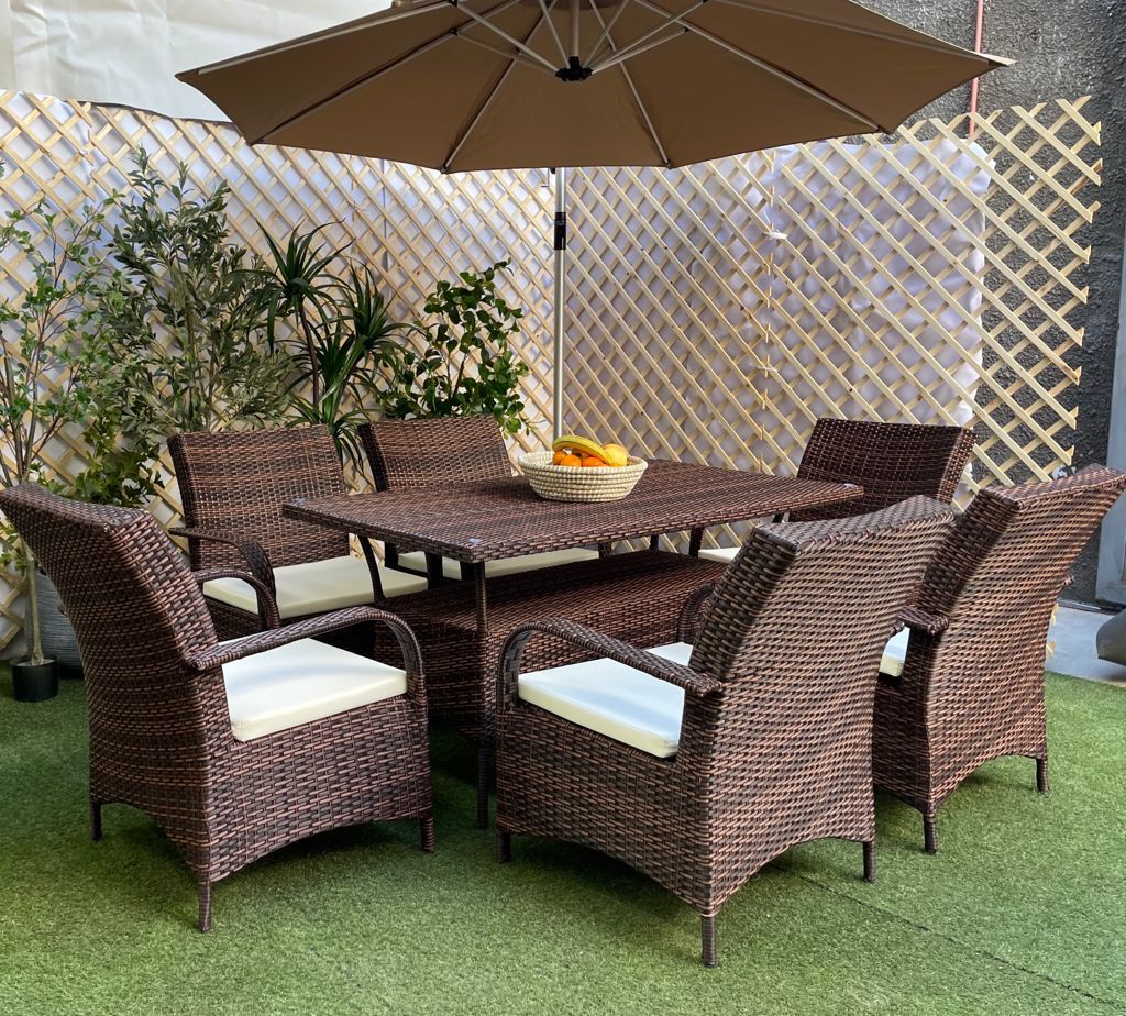 COMEDOR DE TERRAZA LUGO JASPECHOCOLATE