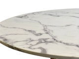 Juego de comedor mármol 120cm